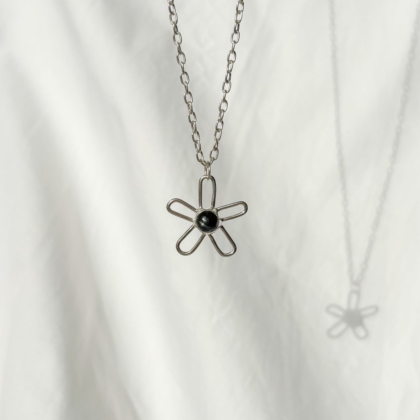 Diopside flower charm