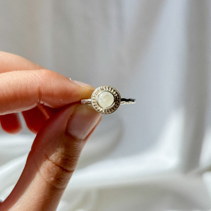 Moonstone ring 17.5