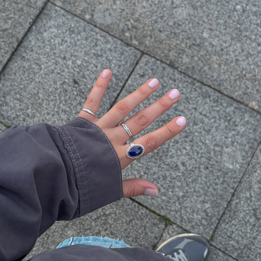 Lapis Lazuli ring 17.5