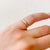 Mini signet silver ring