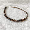 Smoky quartz necklace "Persephone"