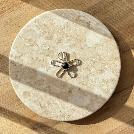 Diopside flower charm