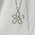 Moonstone flower pendant