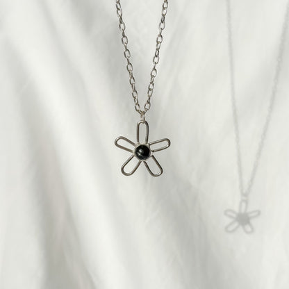 Diopside flower charm