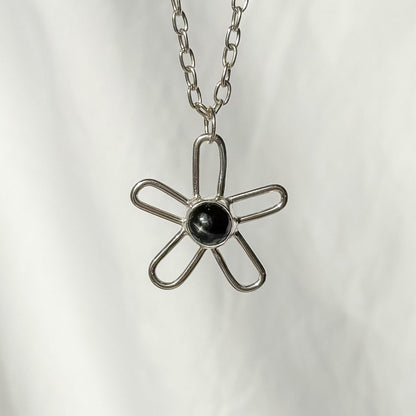 Diopside flower charm