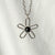 Diopside flower pendant