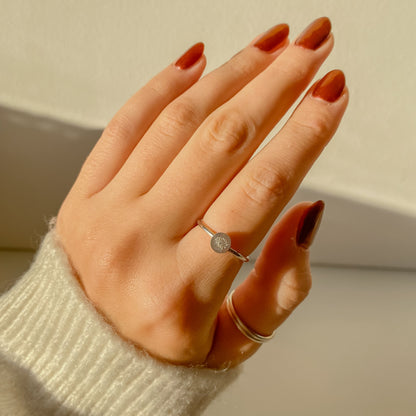 Birth flower ring