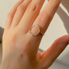 Silver ring "Endless"