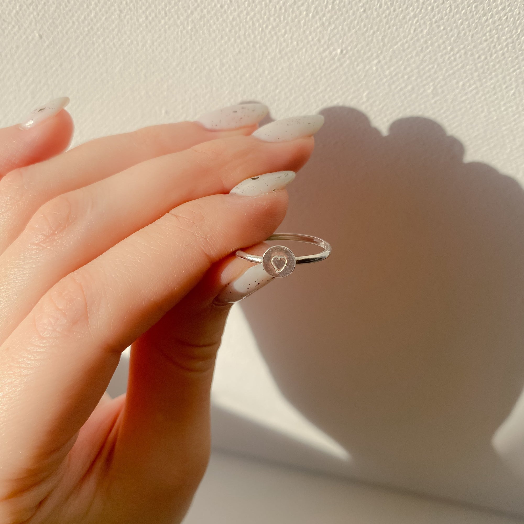 Silver ring "Love"